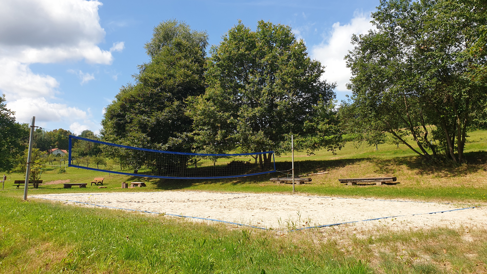 Beachvolleyballfeld